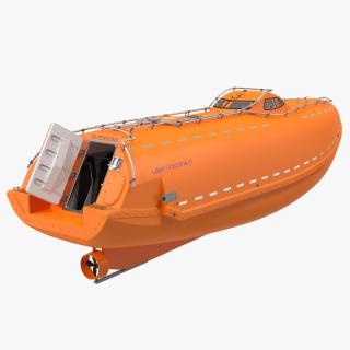 3D model Lifeboat Rigged
