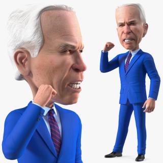 3D model Cartoon Joe Biden Speaker Pose