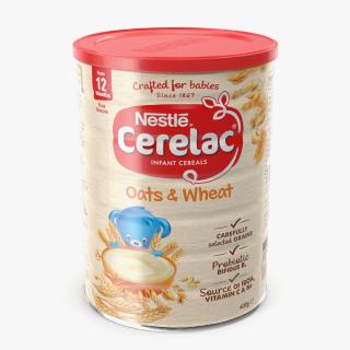 Nestle Cerelac Oats and Wheat 3D model