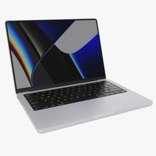 Apple MacBook Pro 14 inch Silver 3D