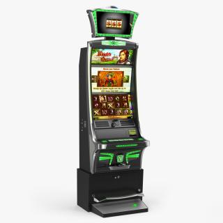 3D model Slot Machine Emerald