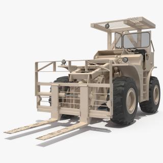 3D Pettibone Rough Terrain Military Forklift Sand