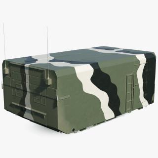 Camouflage Radar Cabin 3D