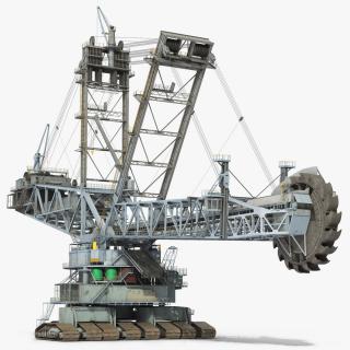 3D Bagger 293 Bucket Wheel Excavator model