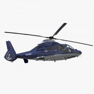 Civil Helicopter Eurocopter SA 365 C Dauphin 3D model