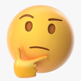 Thinking Emoji 3D model