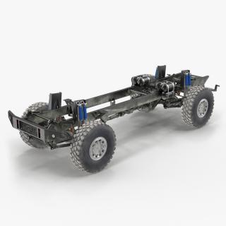 3D Racing Truck KAMAZ Chassis