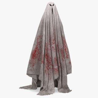 3D Bloody Evil Ghost Bedsheet