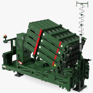 3D Iron Dome Air Defense Batteries Rigged model