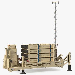 3D model Iron Dome Mobile Air Defense System