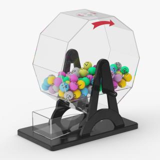 3D Portable Manual Lottery Machine
