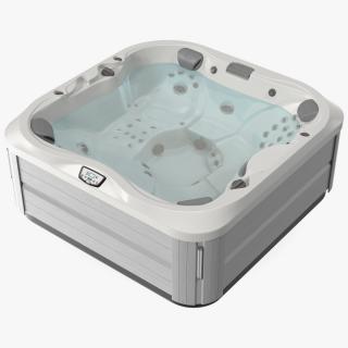 3D Jacuzzi J 335 Hot Tub Beige with Water model
