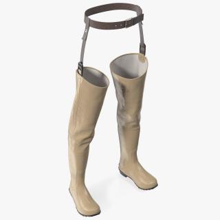 Hip Boot for Hunting and Fishing Sand 3D