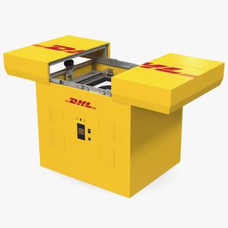 DHL Express Delivery Drone Station 3D model