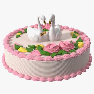 3D model Vanilla Wedding Cake