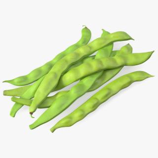 3D model Flat Beans