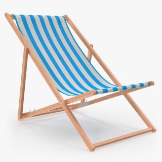 3D Folding Wooden Beach Chair
