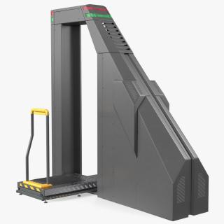 3D model Airport Security X Ray Full Body Scanner