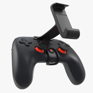 3D Google Stadia Controller with Phone Mount Blue