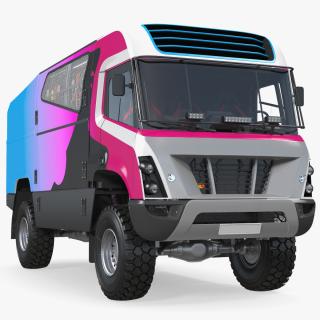 Hydrogen Powered Racing Truck 3D model