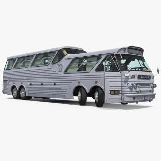 3D Sultana TM40 1973 Bus Rigged model