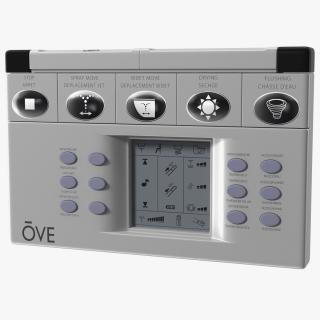 3D Ove Decors Smart Toilet Remote Control model