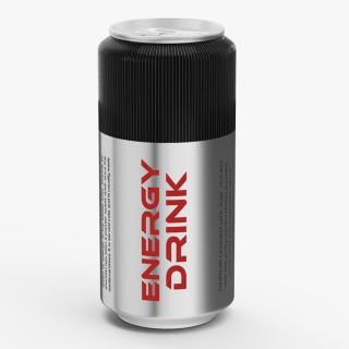 Energy Drink Can Mockup 270ml 3D model