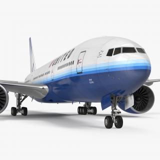 Boeing 777-200ER United Airlines 3D