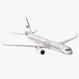 Tupolev Tu-214 Russian Government Airliner Flight 3D model