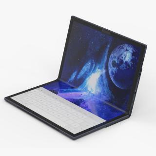 ASUS Zenbook 17 Keyboard on Screen 3D model
