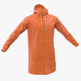 3D Polyester Raincoat model