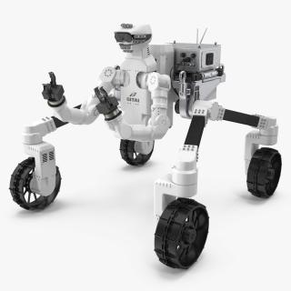 3D model GITAI R1 Lunar Robotic Rover Working Position