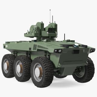 Smart Military Robot Rigged 3D