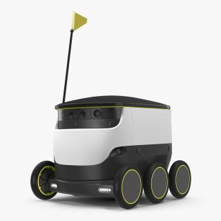 3D Personal Delivery Robot model