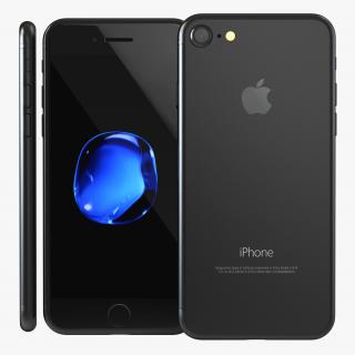 IPhone 7 Black 3D model