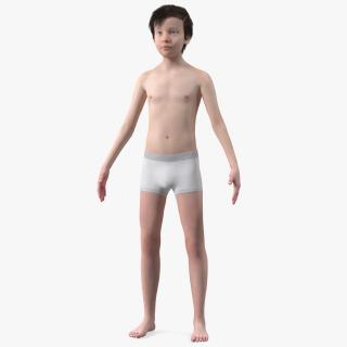 3D Young Man Full Body Anatomy Fur