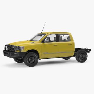 3D model Crew Cab Dodge RAM 1500 No Bed