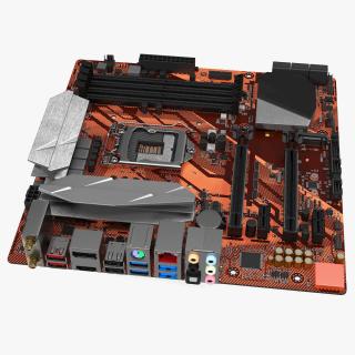 3D Gaming Motherboard model