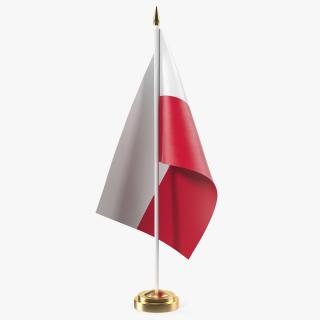 Table Flag Poland 3D