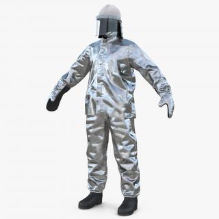 3D model Aluminized Fire Proximity Suit