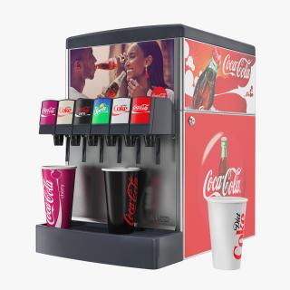 3D Soda Drink Machine model