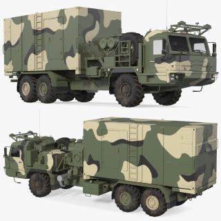 Command and Control Vehicle 50K6 Vityaz Camo 3D model