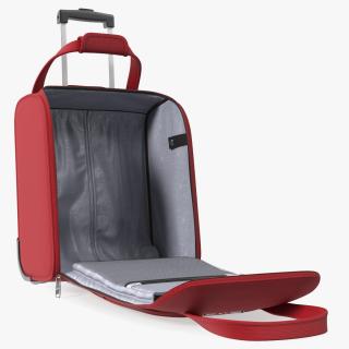 3D Open Softshell Luggage Samsonite Red