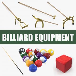 Billiard Equipment Collection 3D model