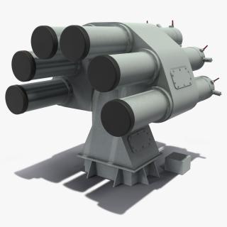 Type 87 Anti Submarine Rocket 3D model
