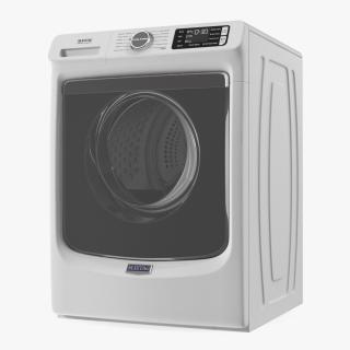 3D Washing Machine Maytag White model