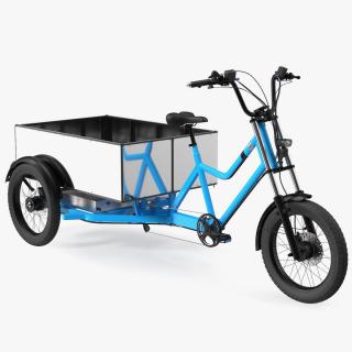 3D Commercial Grade Electric Trike with Truck Bed