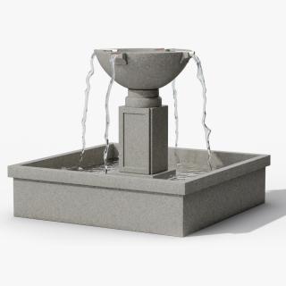 3D model Park Modern Fountain