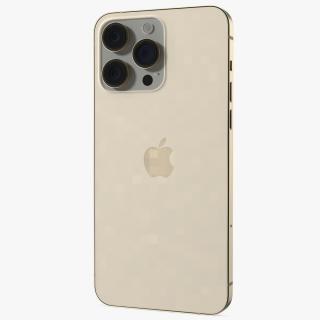 3D Apple iPhone 14 Pro Max Gold model