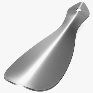 3D Stainless Steel Handled Shoe Horn model